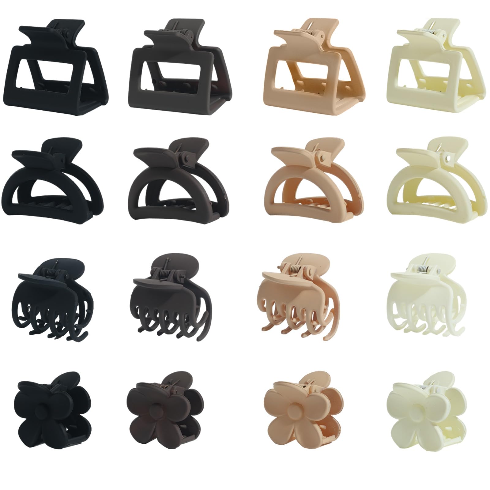 Drnytunk front set of 16 clips showing color variety and practical styling