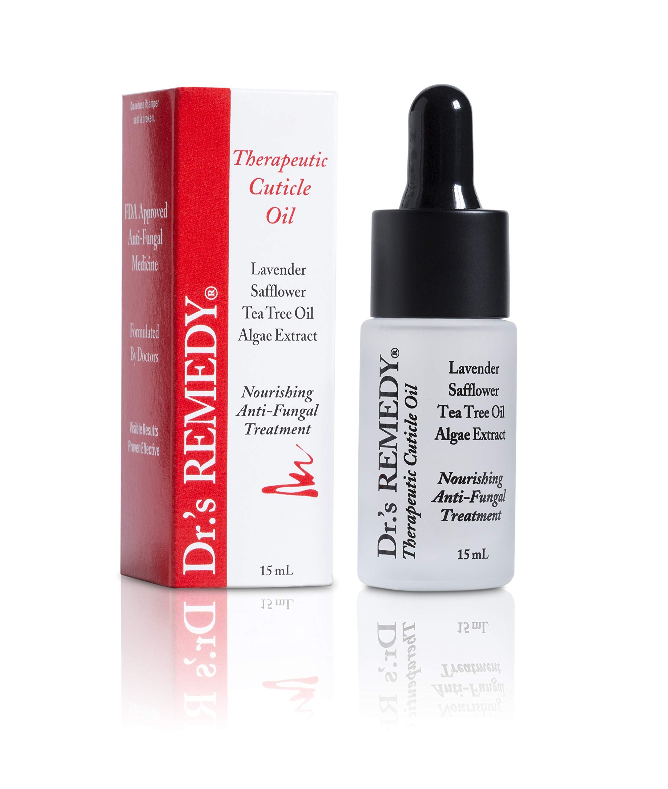 Dr.'s Remedy dropper releasing a precise drop, highlighting easy application
