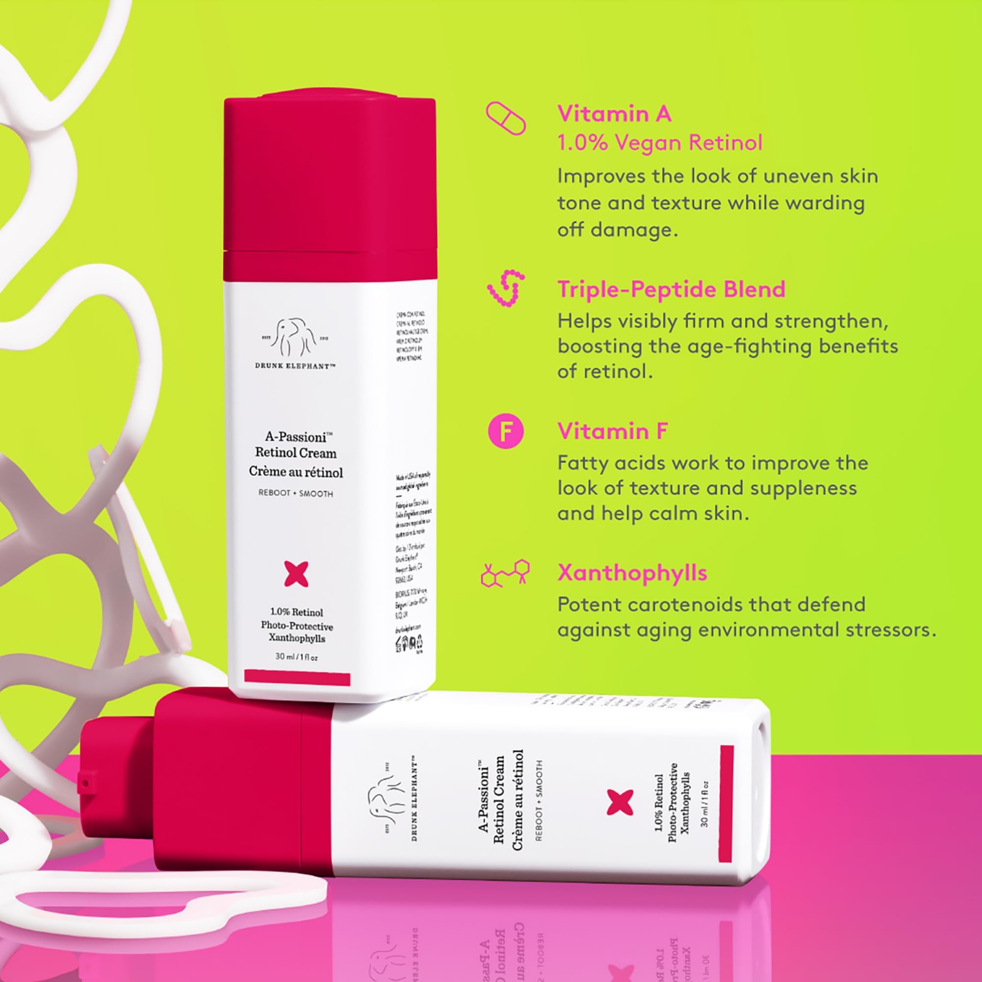 Drunk Elephant pump detail facilitating precise dispensing and less waste