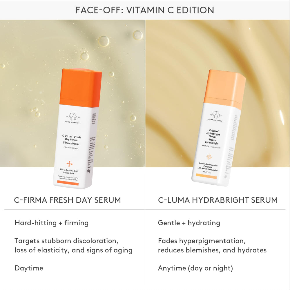 Drunk Elephant closed box label displaying product details and clean formulation