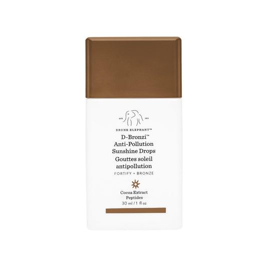 Drunk Elephant front bottle showing product and label for quick recognition and benefit