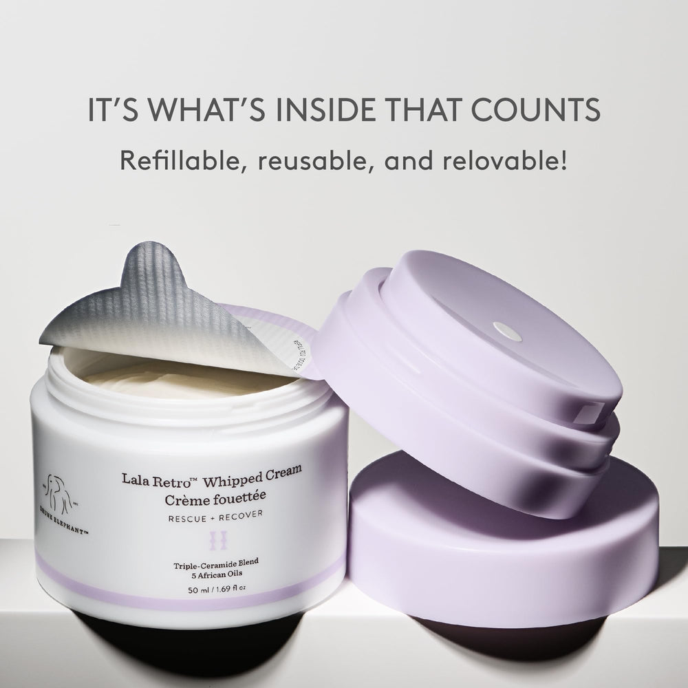 Drunk Elephant packaging label detail emphasizing clean clinical formulation