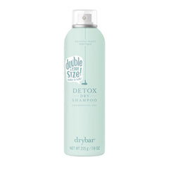 Drybar Detox front packaging showing jumbo 7.6 oz can and branding benefits