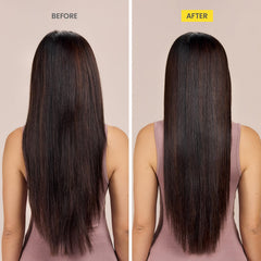 Drybar back label close-up showing ingredients list and clarity benefit