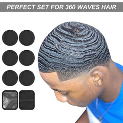 Drydiet crown patch worn under durag demonstrating targeted crown compression benefit