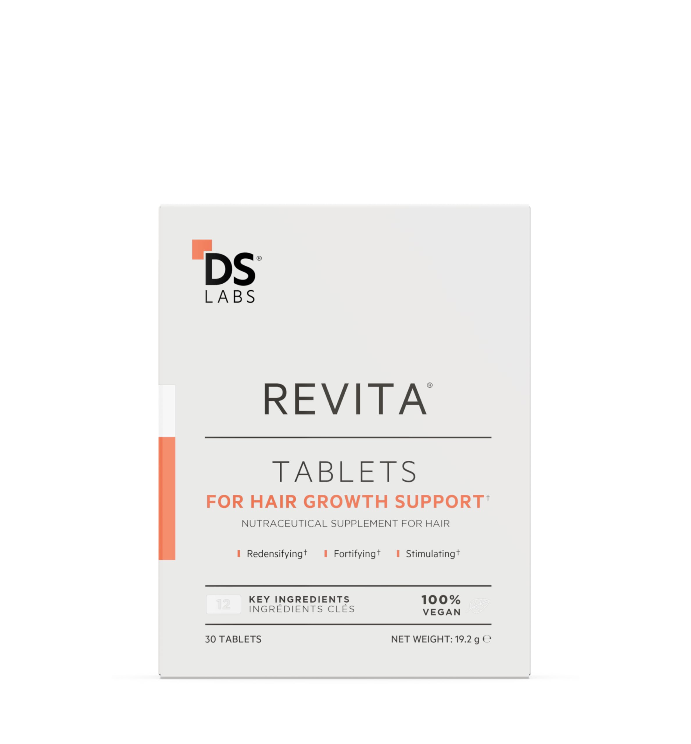 DS Laboratories front packaging showing supplement benefits