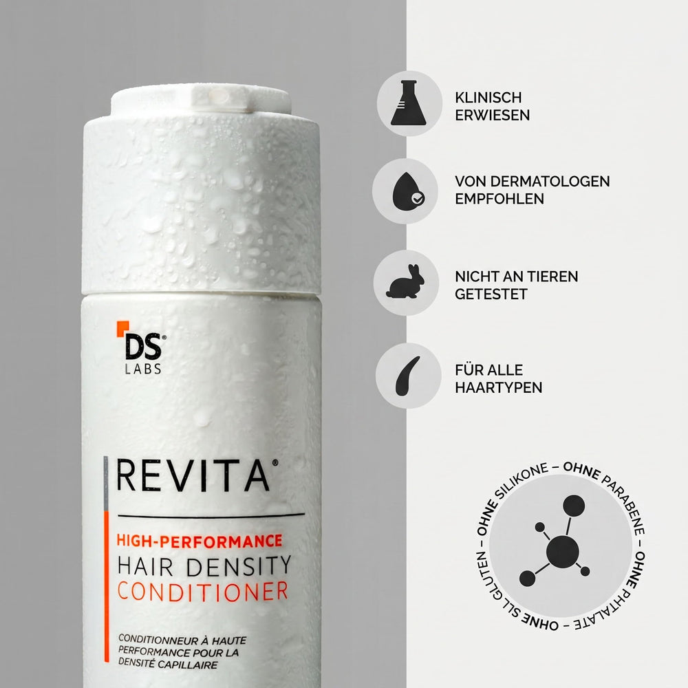 DS Laboratories bottle on bathroom shelf in lifestyle setting for daily routine inspiration