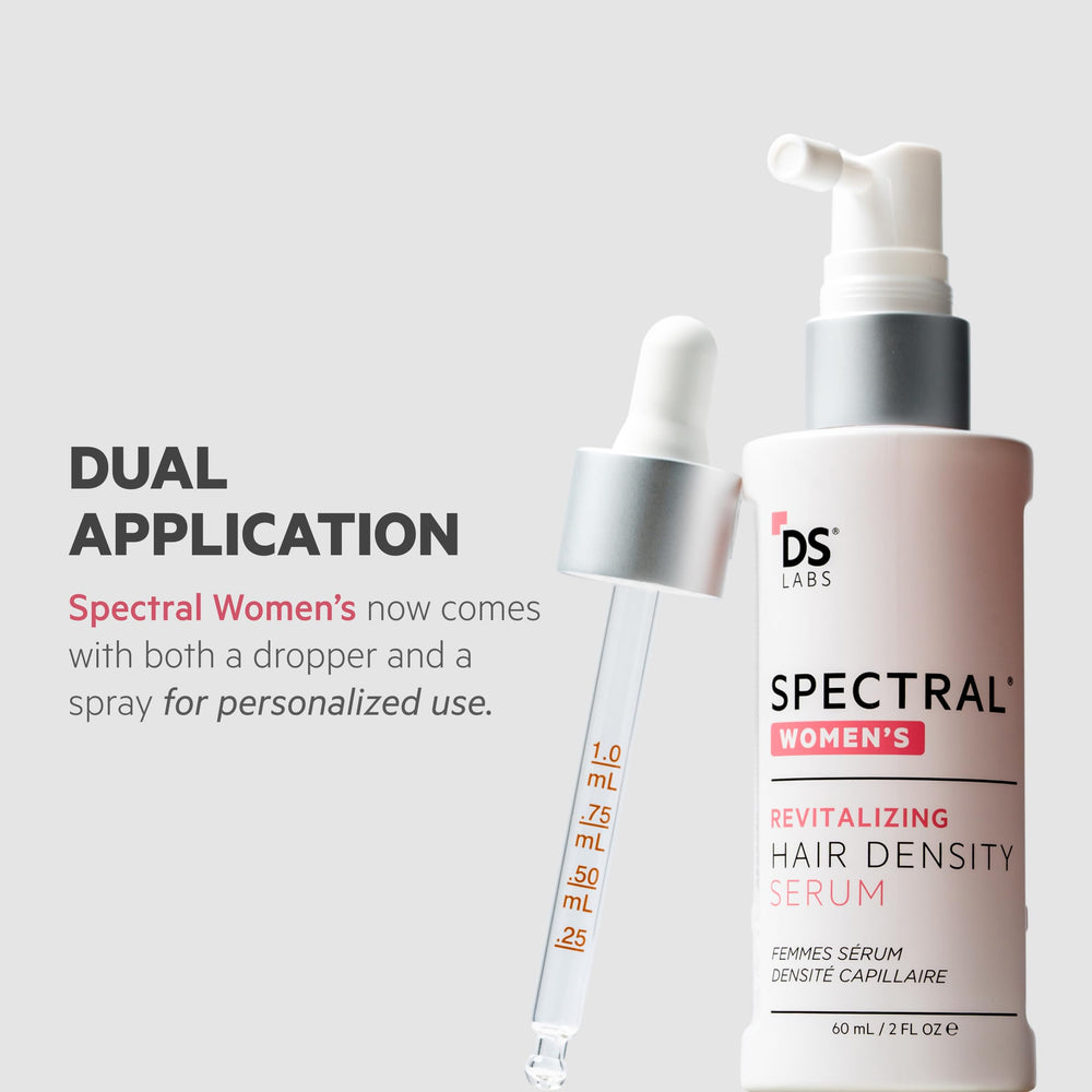 DS Laboratories ingredients layout highlighting Nanoxidil and peptides