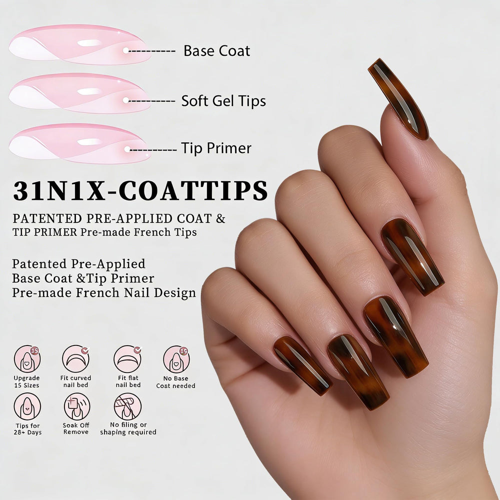 Dsixnails application with glue demonstrated for fast salon-style at-home manicure
