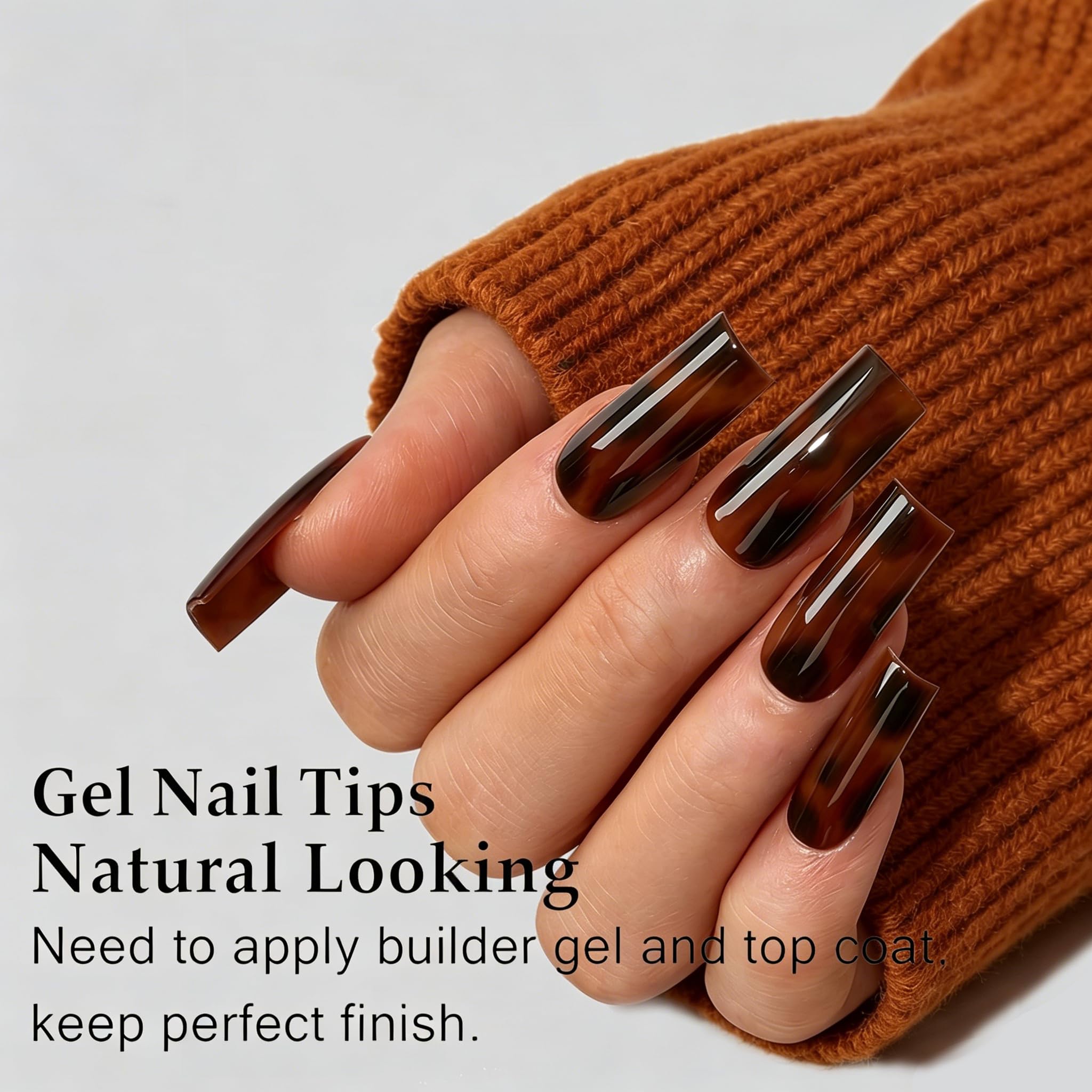 Dsixnails close-up tortoiseshell pattern displaying color depth and stylish detail