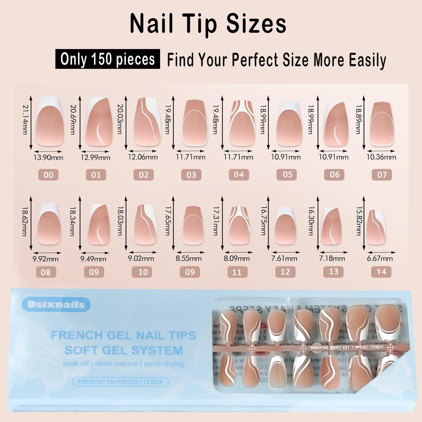 Dsixnails next to natural hand to show short coffin scale and coverage