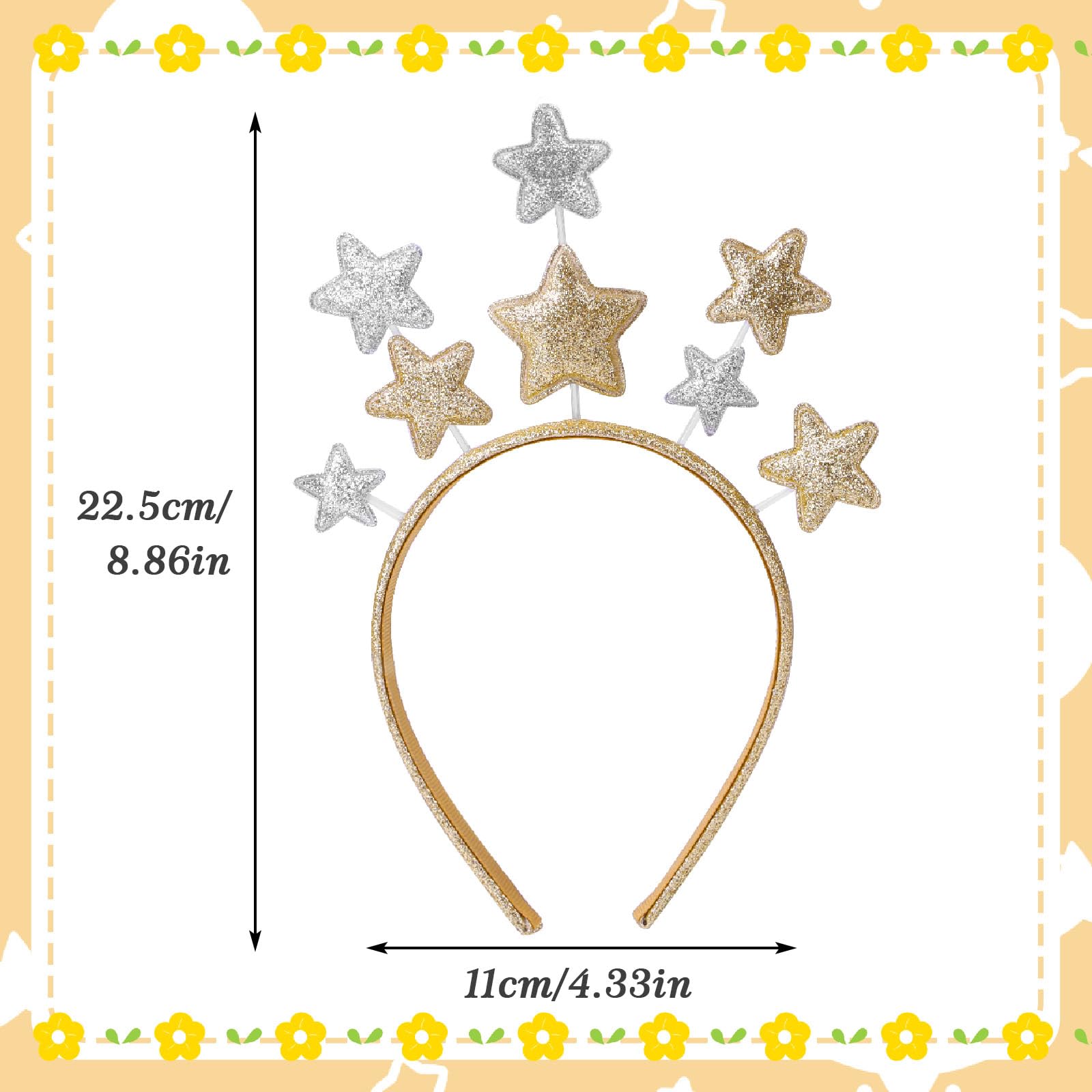 DSLSQD close-up of sequined star detail, highlighting sparkle and durable finish