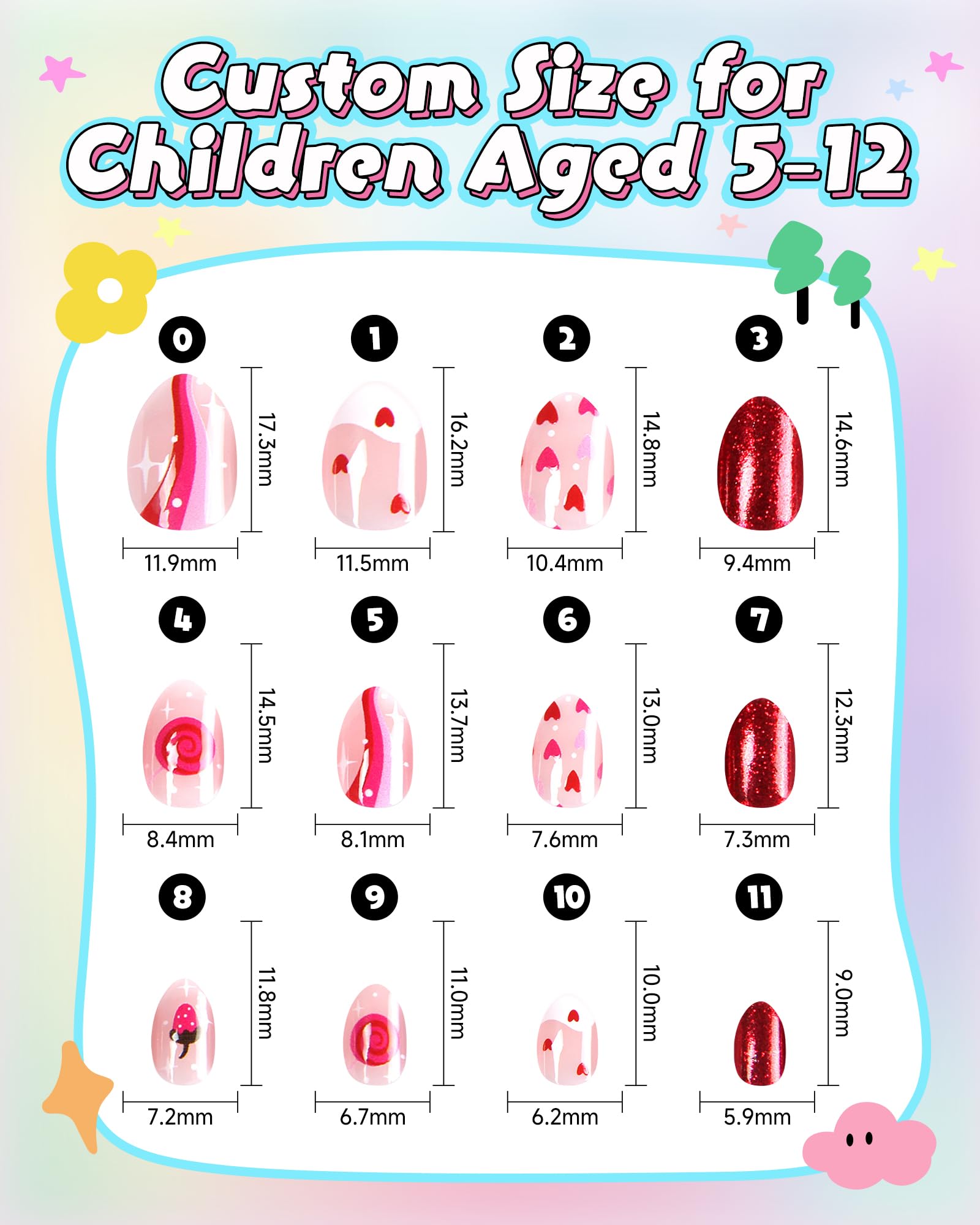 DSVANAY nails on child hands lifestyle image demonstrating comfortable fit for play