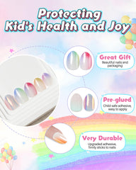 DSVANAY nails beside ruler showing scale and petite sizing benefit