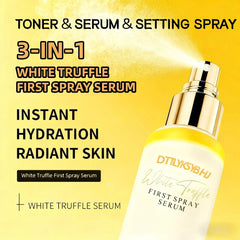 DTTLYKSYBHJ fine mist spray demonstrating even coverage for lightweight hydration