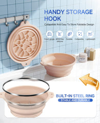 Dtuoen face bowl closeup silicone rim for gentle facial contact and comfort