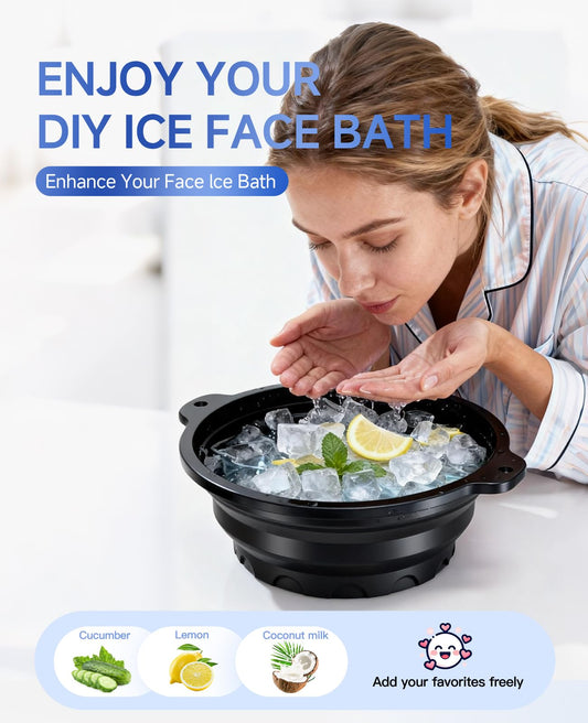 Dtuoen built-in ice tray closeup demonstrating even cold distribution