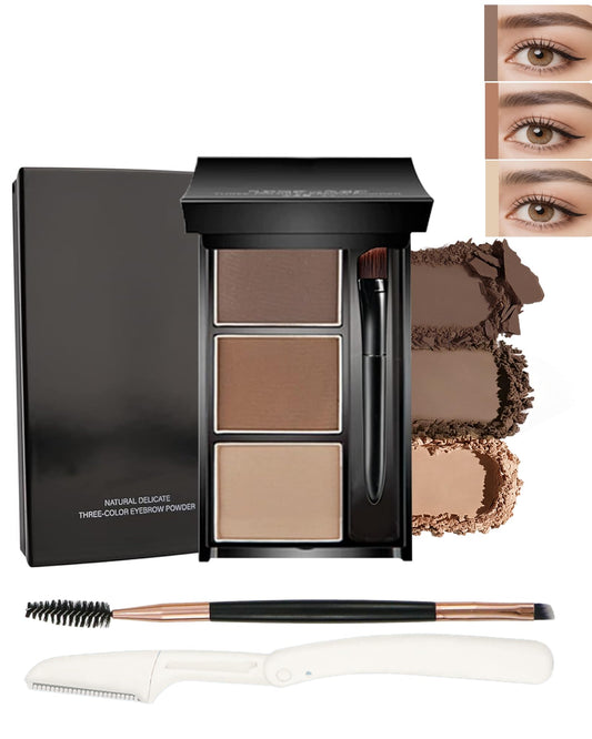 DuaTana compact palette front view showing portable brow kit benefit