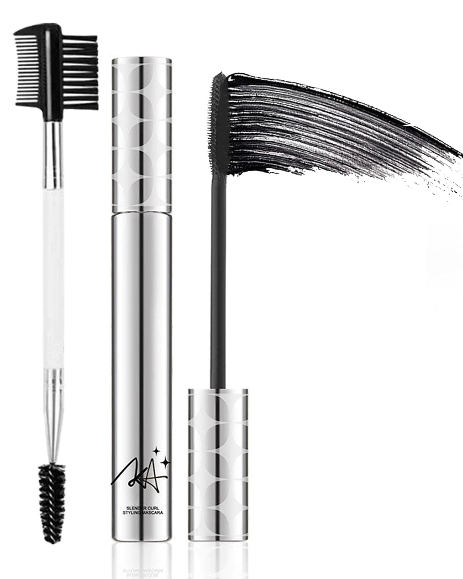 DuaTana front packaging showing mascara tube and branding benefits