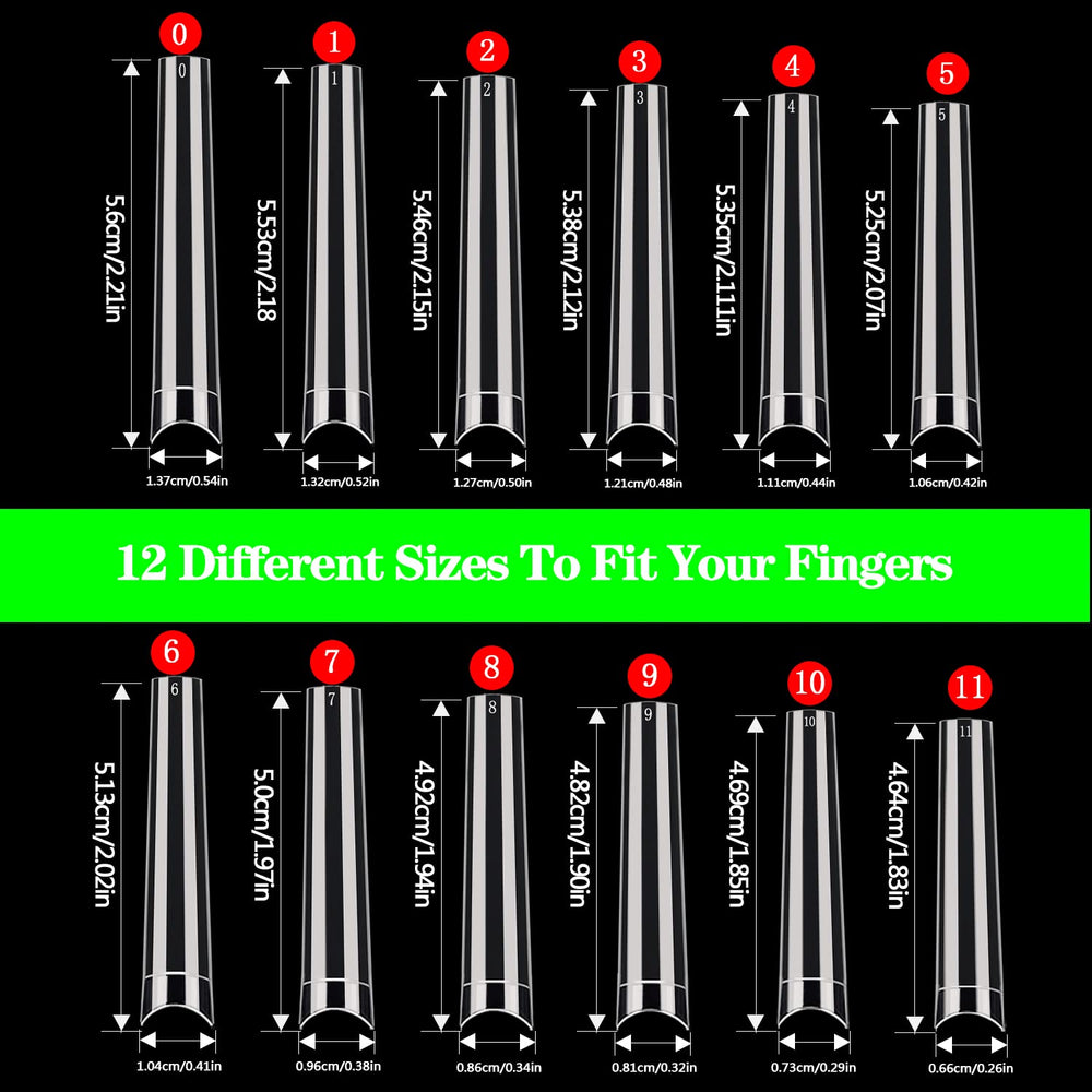 Dudjndjd length comparison labeled sizes showing extra long options