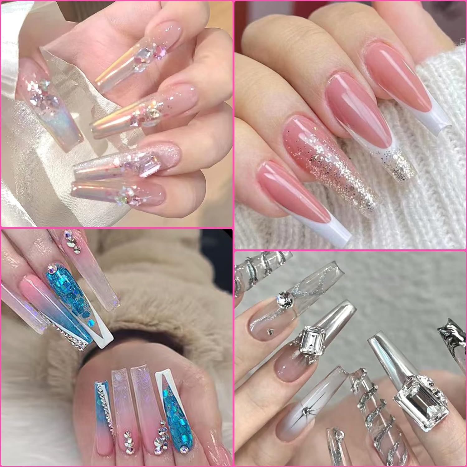 Dudjndjd finished manicure lifestyle shot showcasing dramatic results
