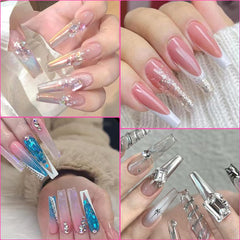 Dudjndjd finished manicure lifestyle shot showcasing dramatic results