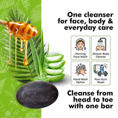 Dudu-Osun label detail with ingredient list visible for informed purchasing