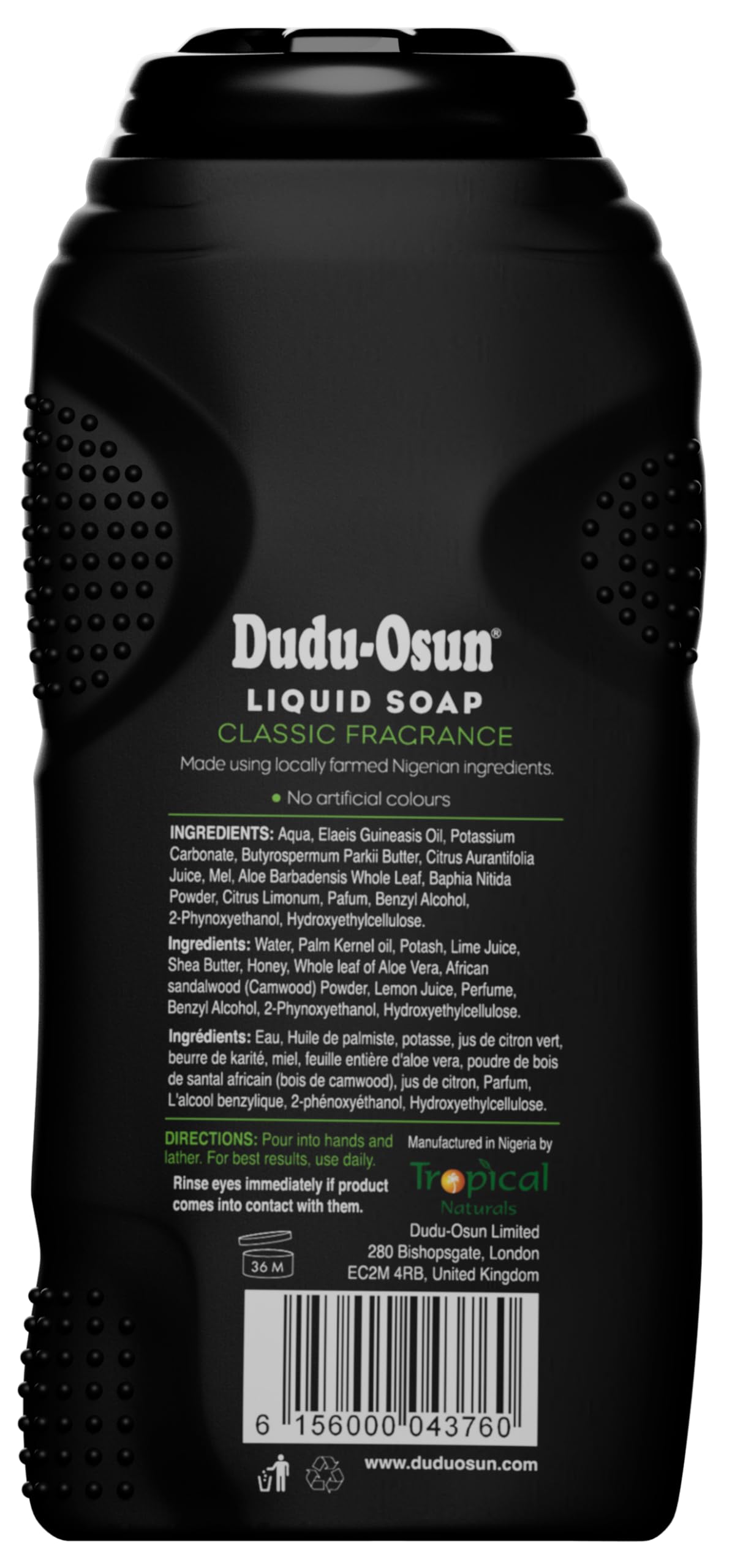 Dudu-Osun pump dispensing liquid soap for controlled, mess-free use