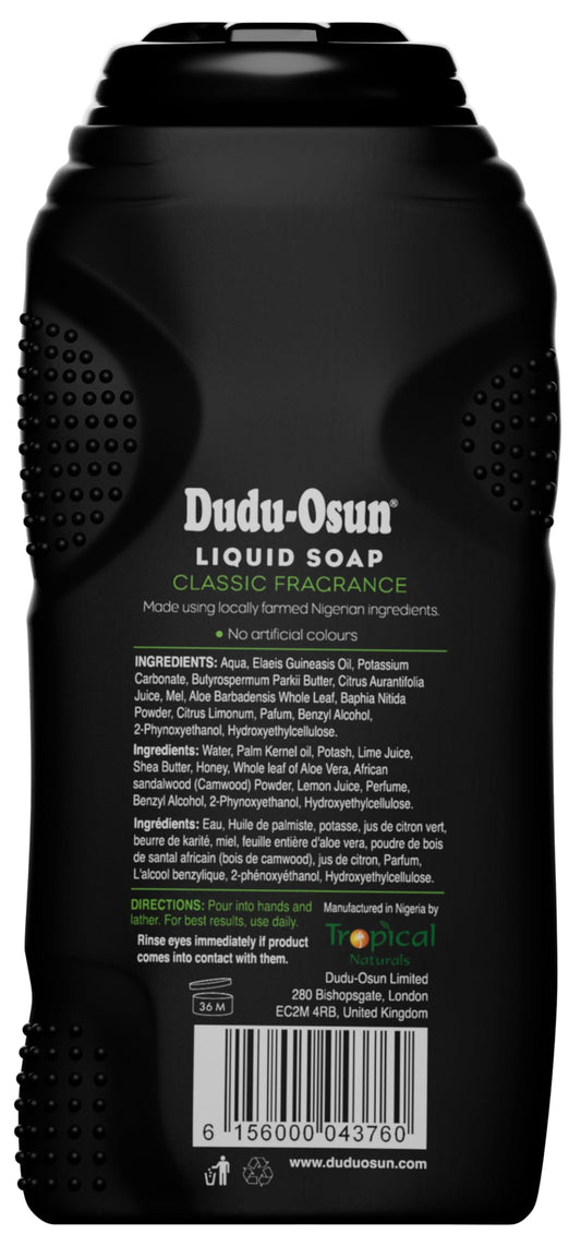 Dudu-Osun pump dispensing liquid soap for controlled, mess-free use