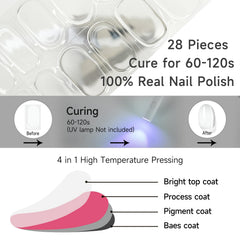 DUKASOU prep pads, nail file, and wooden stick displayed for precise application