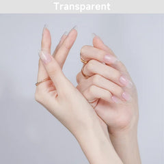 DUKASOU gel strips curing under UV lamp demonstrating fast salon-quality set