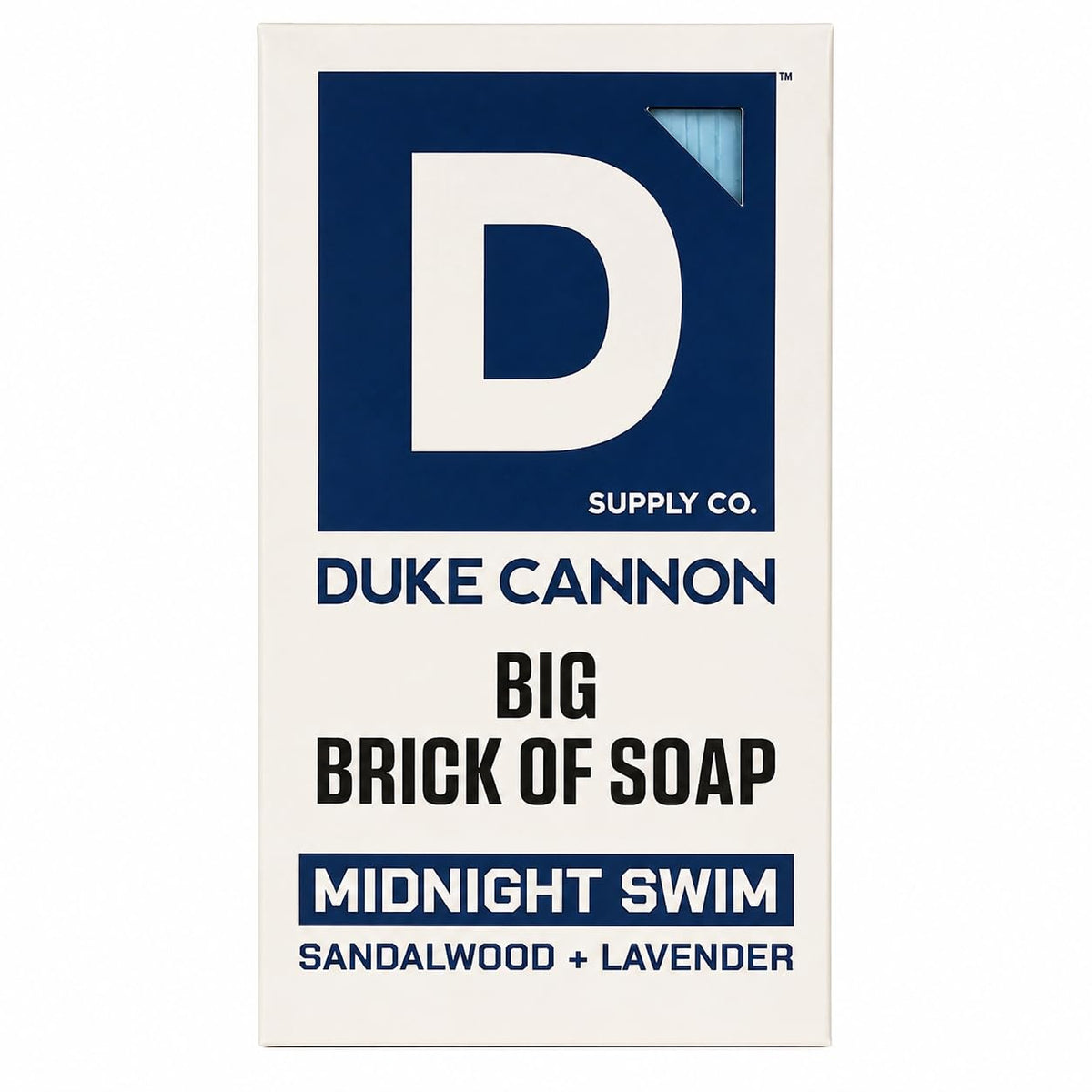 Duke Cannon full bar front packaging showing bold branding and scent