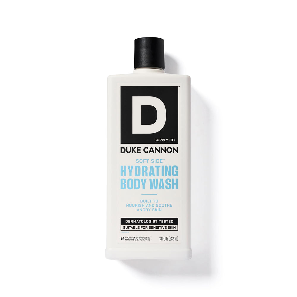 Duke Cannon in-shower use demonstrating effective cleansing benefit