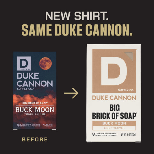 Duke Cannon Supply Co. soap texture close-up showing dense triple-milled lather benefit