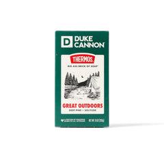 Duke Cannon close-up of triple-milled soap texture for durable lather