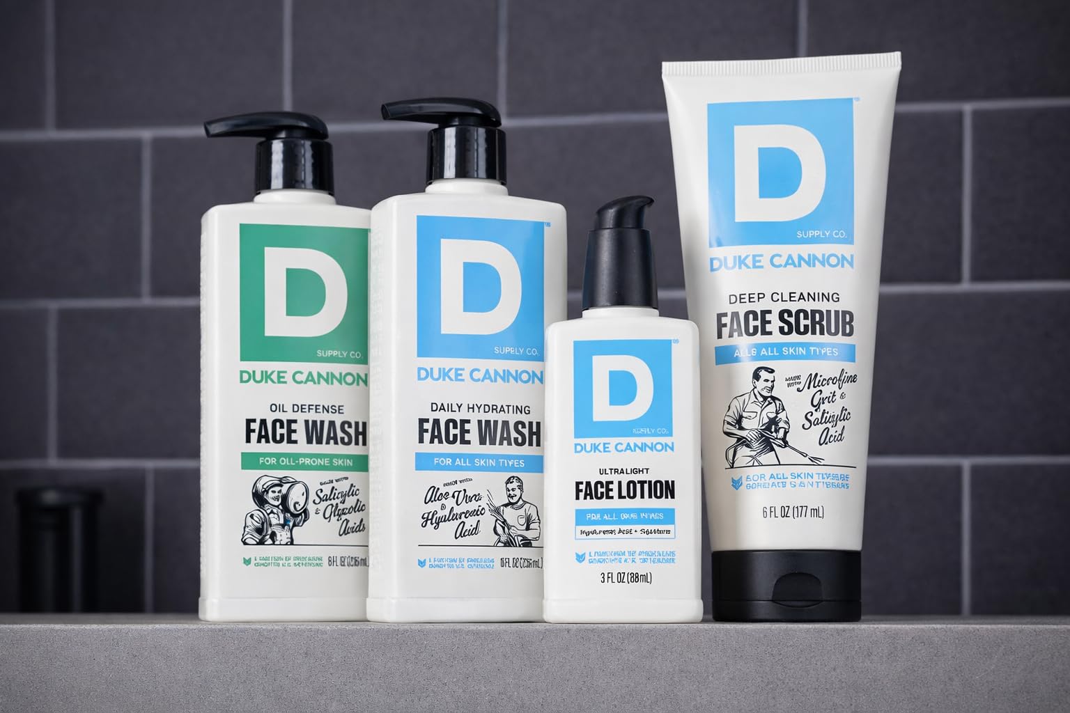 Duke Cannon foam texture close-up demonstrating rich lather and effective cleansing