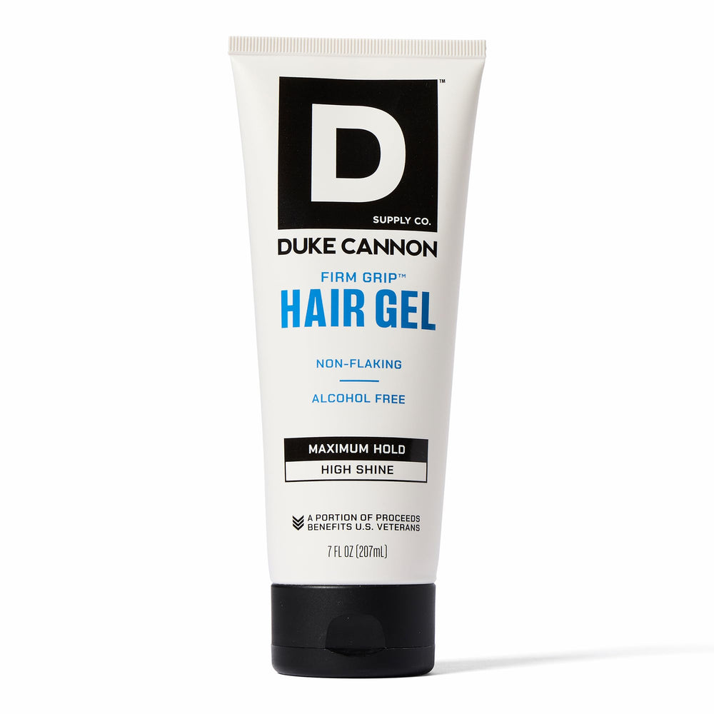 Duke Cannon front packaging showing product and label benefit