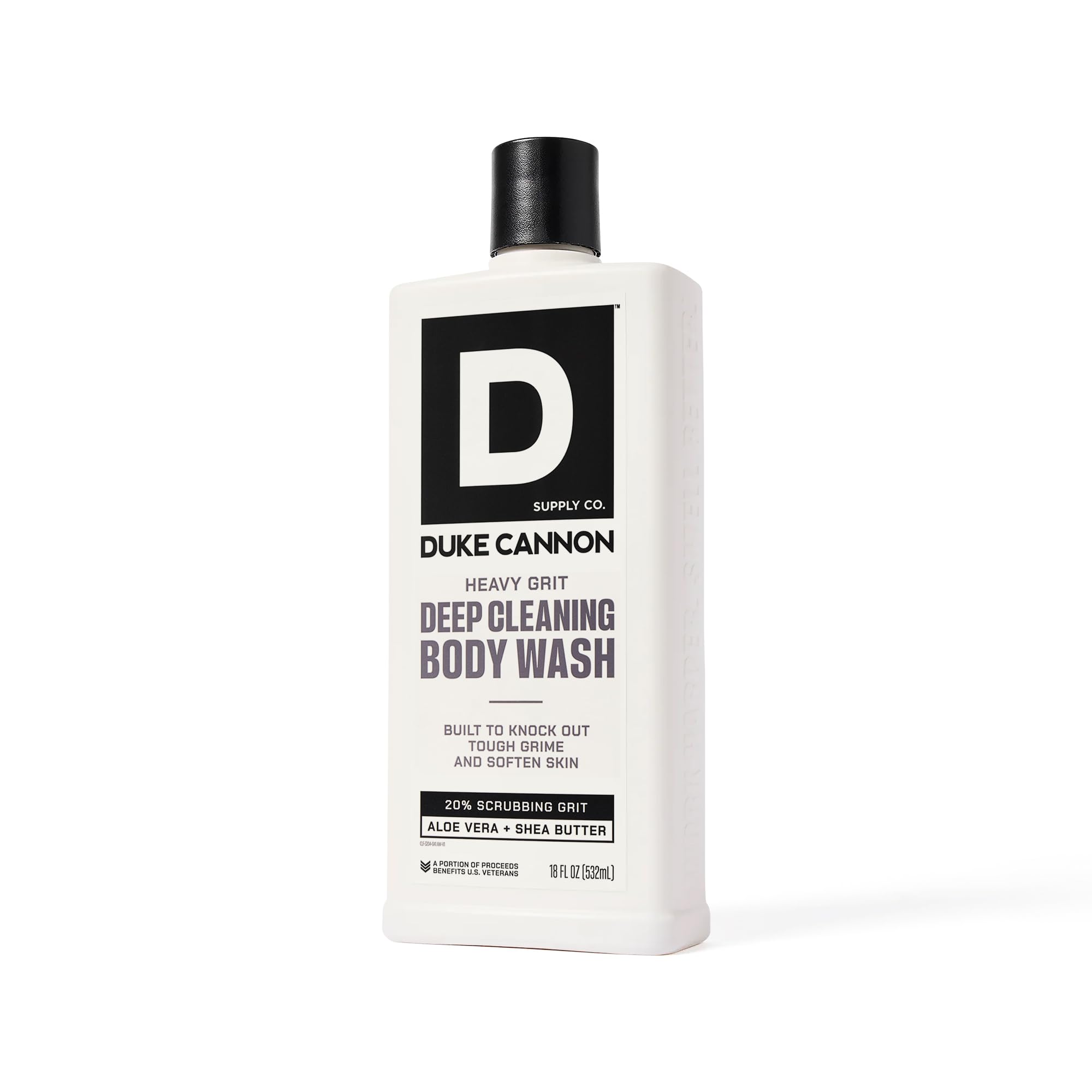 Duke Cannon scent notes on wood and citrus props showing refreshing masculine aroma benefit