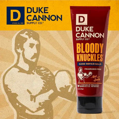 Duke Cannon applied on worksite hands demonstrating hydration without slippery feel