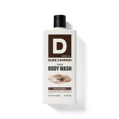 Duke Cannon mineral-enriched ingredients close-up supporting hydration