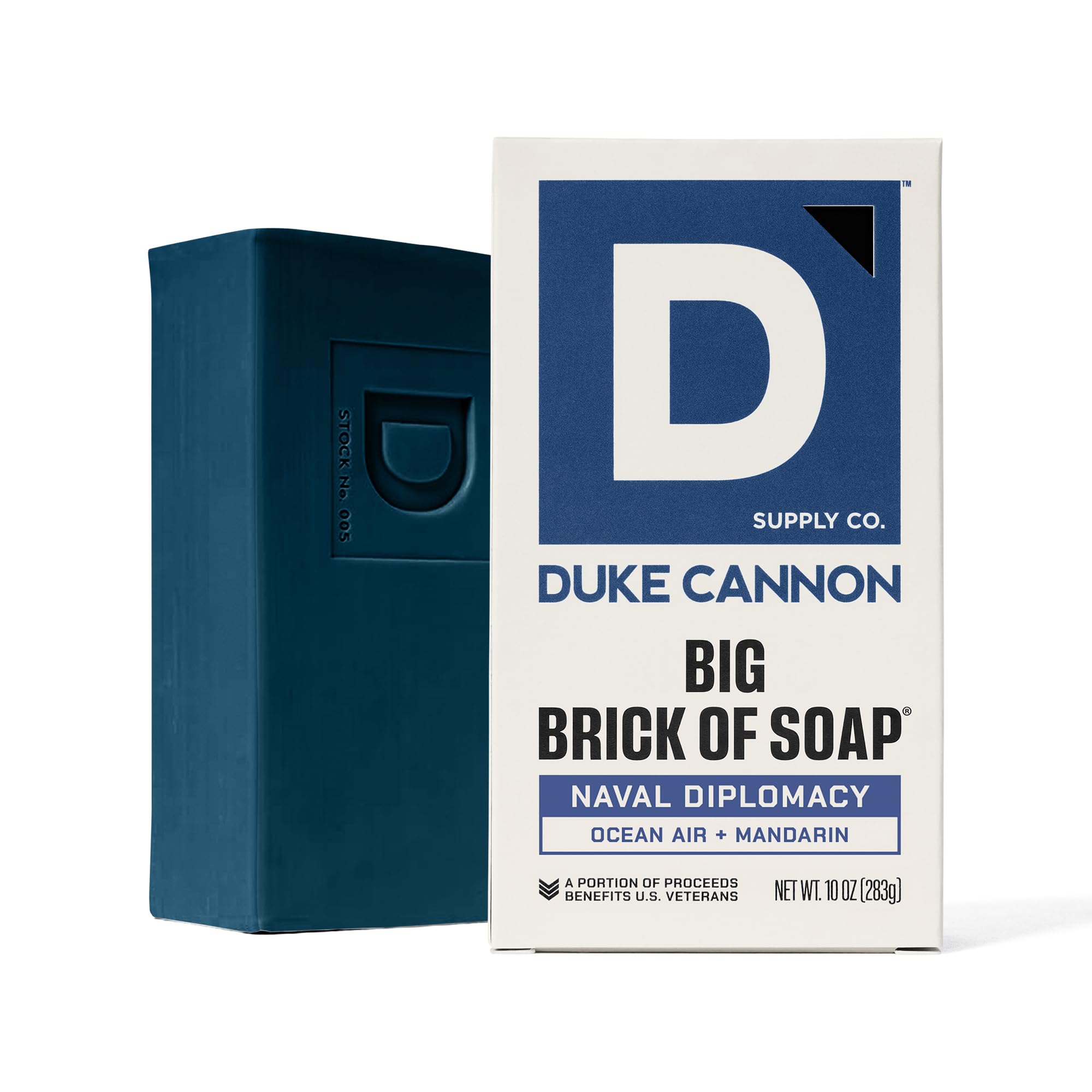 Duke Cannon on bathroom shelf styled to show everyday grooming use