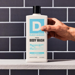 Duke Cannon Midway thick gel texture showing high-viscosity performance