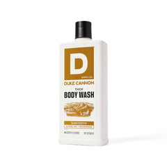Duke Cannon ingredients shot with minerals and aloe highlighting hydration support