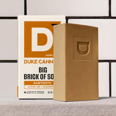 Duke Cannon ingredients list label detail highlighting quality sourcing and transparency