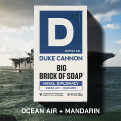 Duke Cannon bar producing rich lather for efficient cleansing
