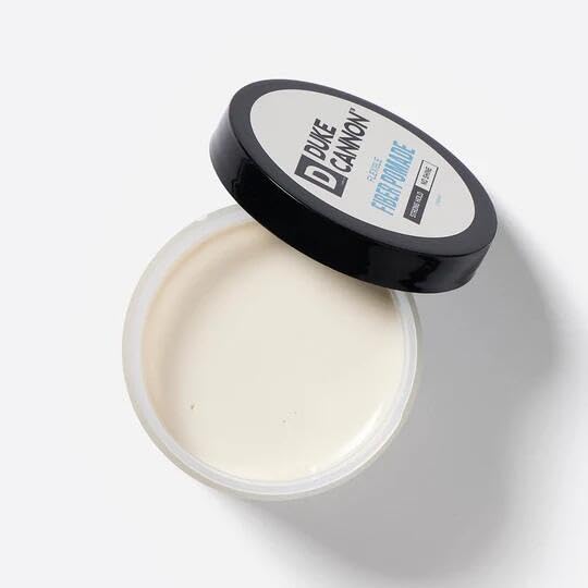 Duke Cannon styled short haircut displaying fuller, textured finish