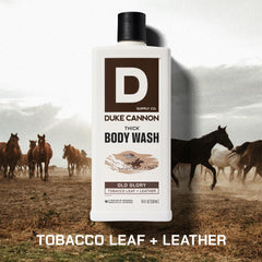 Duke Cannon thick lather texture demonstrating deep-cleaning performance