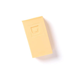 Close-up of Duke Cannon soap texture highlighting triple-milled durability benefit