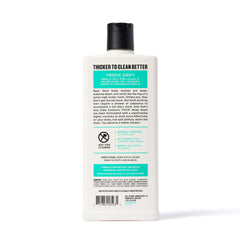 Duke Cannon thick lather texture on hand demonstrating rich cleansing