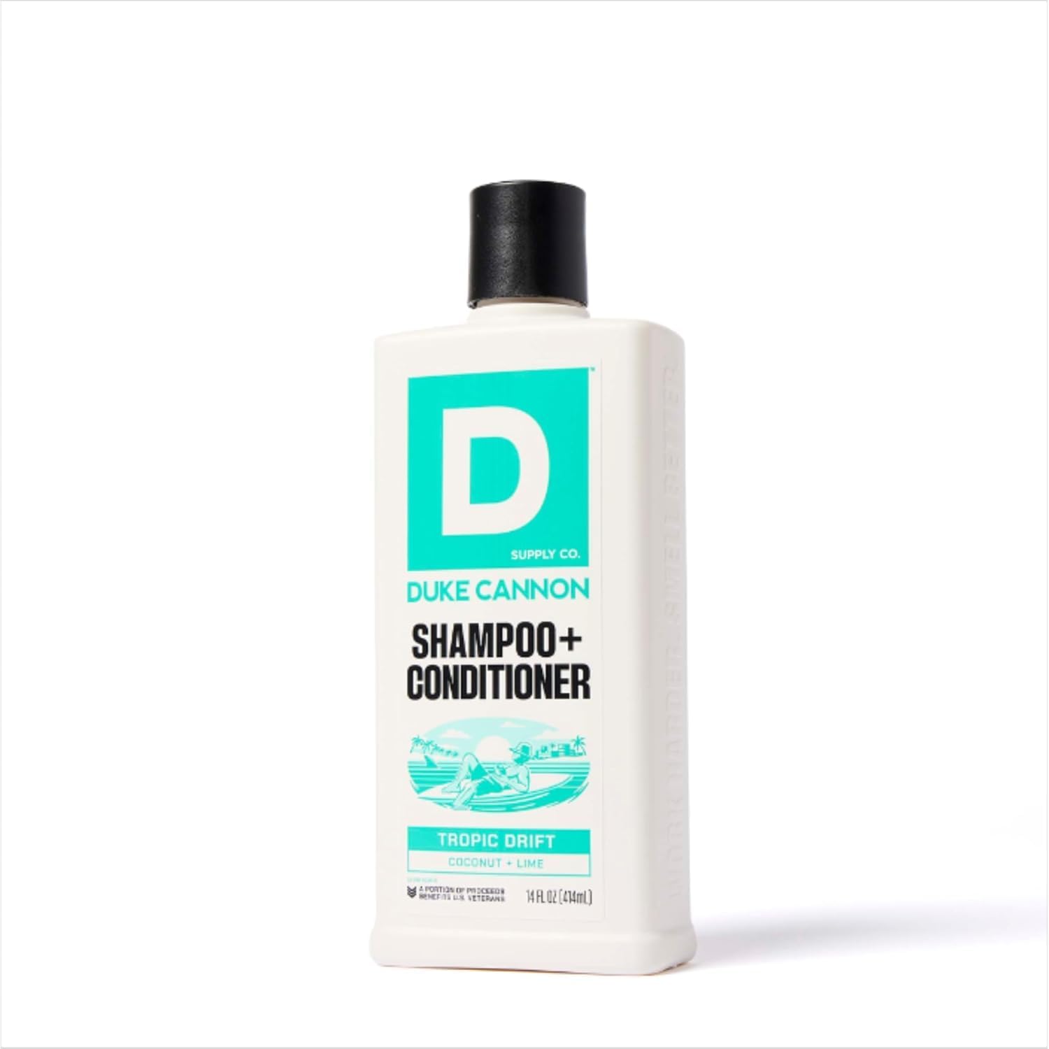 Duke Cannon Tropic Drift lather texture demonstrating gentle conditioning benefits